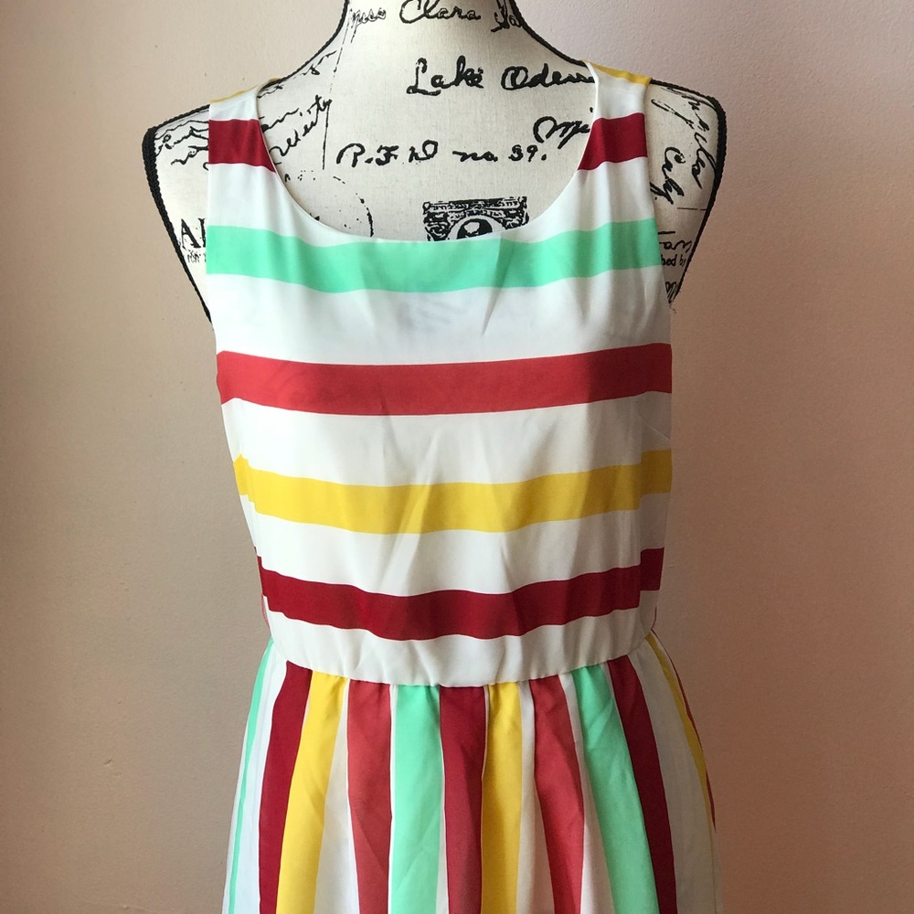 American Rag Multi-Color Size Small Dress - Picture 3 of 8